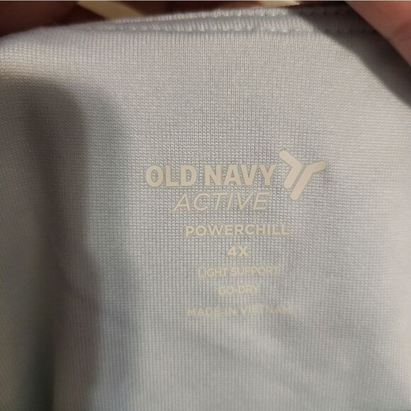 Old Navy Active Powerchill Light Support Go-Dry Sports Bra, Plus Size 4X NEW - Picture 4 of 4